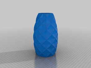 mon personnalisés polygone vase customizer décor 3d print model - Mito3D