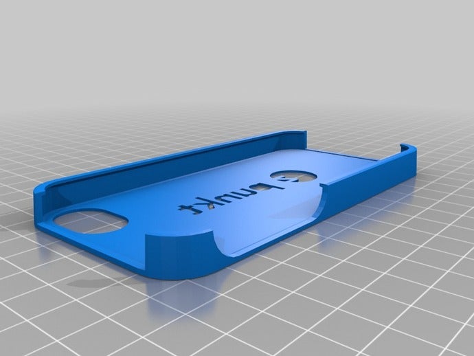 punkt cas de l'iphone 5 mobile personnalisé 3D print model - Mito3D