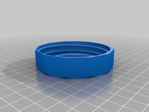 fixed canning jar sprouting lid kitchen dining 3d print model - Mito3D