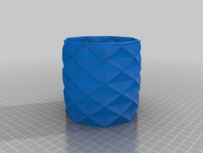 polygone de support gobelet décor personnalisé 3d print model - Mito3D