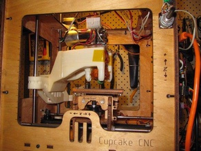 imprimable z cupcake cnc d'autres blender extrudeuse en vedette roulement à billes linéaire lm8uu mise niveau de la partie z-axis z-plate-forme z-coureur z-oscillation 3d print model - Mito3D