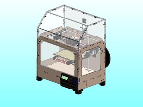 el replicador de 1 pies ajustables 3d la impresora accesorios actualización parte 3d print model - Mito3D
