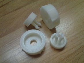 plastic foil roll holder other kitchen 3d print model - Mito3D