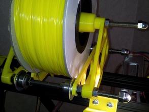 mendelmax 3d Drucker Karton-Walze montieren Teile 3 Drucker-Walzen filament-Spule spool supply 3d print model - Mito3D