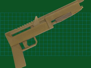 p201 bande de caoutchouc arme à feu mécanique les jouets ruban 3d print model - Mito3D
