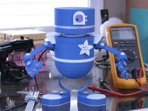 robob rob-ob la robotica adafruit animata arduino internet delle cose 3d print model - Mito3D