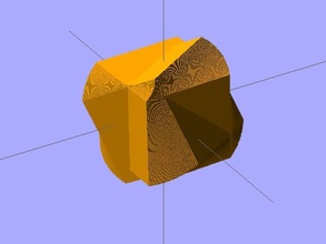 random cube math art openscad 3d print model - Mito3D