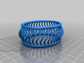 il mio tocco personalizzato braccialetto progettista medio bracciali 3d print model - Mito3D