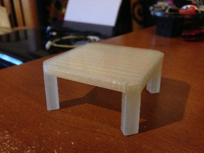 simple table model furniture 3d print model - Mito3D