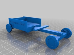 classic billy cart model mechanical toys memorabilia transport vehicle 3d print model - Mito3D