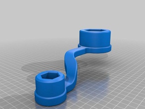 llave acodada hand tools 3d print model - Mito3D