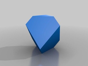 durers solid scans replicas albrecht drer polyhedra rhombohedron 3d print model - Mito3D