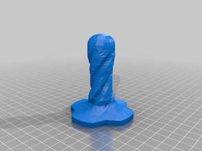 barley twist coat hook other cylindrical dong 3d print model - Mito3D