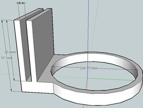 coffee cup beltclip 1 other wearable 3d experiment innovative kitchen reprap sketchup useful 3d print model - Mito3D