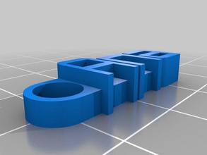 ana keychain organization customized 3d print model - Mito3D