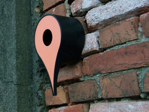 o google maps pin birdhouse ao ar livre jardim 3d print model - Mito3D