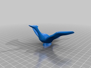 pássaro pedestal outros animais blender arte reprap prusa coelurosauria saurischia 3d print model - Mito3D