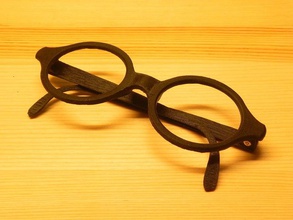 occhiali da le corbusier a 20 architetto 3d print model - Mito3D