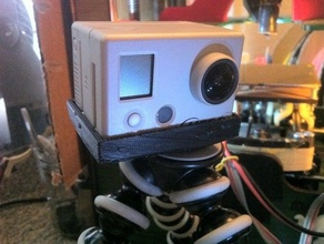 tripod platform bare gopro other camera 3d print model - Mito3D