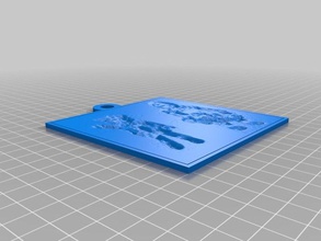 dolly 2d Kunst angepasst 3d print model - Mito3D
