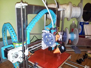 fan v2 cable filament chain mounts prusa i3 parts 3d printer 3d print model - Mito3D