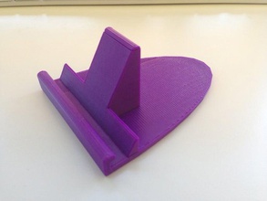 rounded ipad mini stand tablet 3d print model - Mito3D