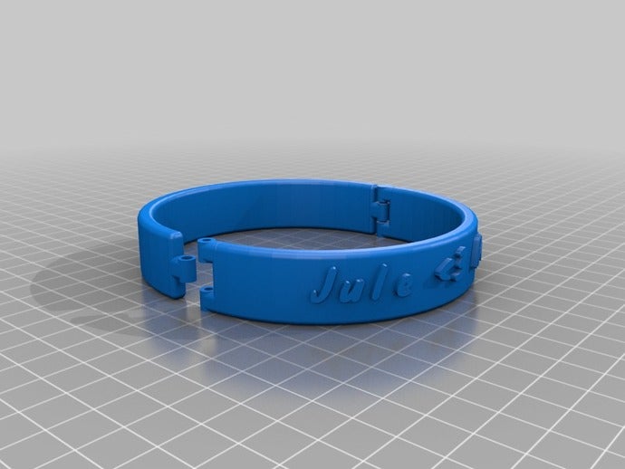 Manschetten jule hannes Armbänder angepasst 3D print model - Mito3D