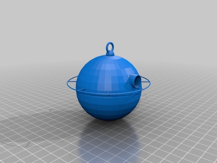 planet Vogelhäuschen Requisiten 3D print model - Mito3D