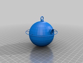 planeta birdhouse adereços 3d print model - Mito3D