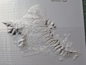more hawaiian relief maps physics astronomy openscad 3d print model - Mito3D