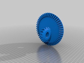 rueda pi&atilde&lsquo&atilde&ldquon c&atilde&ldquonicos partes 3d print model - Mito3D
