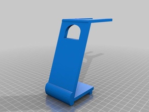 safety razor brush stand bathroom shave 3d print model - Mito3D