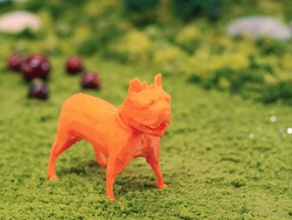 bulldog francese altri 3d animale in vetrina ge airshow 3d print model - Mito3D