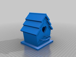 hearty bird house pets birdhouse 3d print model - Mito3D