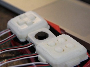 d-pad gabinete de 6mm momentânea muda brinquedo jogo os acessórios acessibilidade deficiência deficientes 3d print model - Mito3D