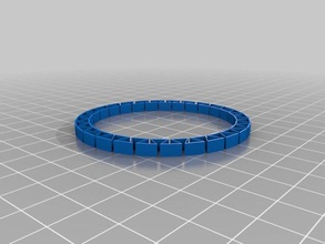 my customized more stretchlet bracelet simple bracelets 3d print model - Mito3D