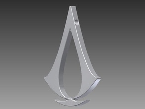 assassins creed kolye takı küpe 3d print model - Mito3D