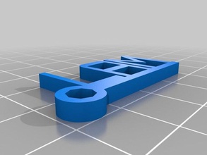 lam Schlüsselanhänger angepasst 3d print model - Mito3D