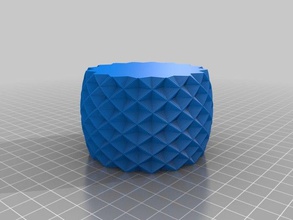 my customized square vase customizer decor 3d print model - Mito3D