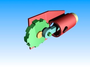 modificato motore monocilindrico altri 3d esperimento ingranaggio modello ornamento parte pistone reprap supportless strumento giocattolo utile 3d print model - Mito3D