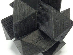 6 pezzi identici di puzzle altri 3d art bava la calibrazione cnc geometria ornamento reprap test giocattolo 3d print model - Mito3D