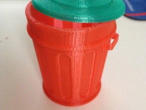 bin containers paperbin 3d print model - Mito3D