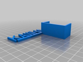 ahwak shelf reverse 40 mm organization customized 3d print model - Mito3D