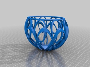 my customized artistic bowl interactive 3d print model - Mito3D