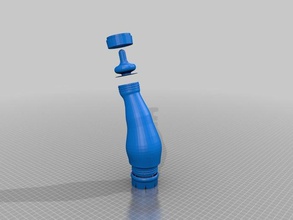 biber&oacuten garrafa de leite contentores 3d print model - Mito3D