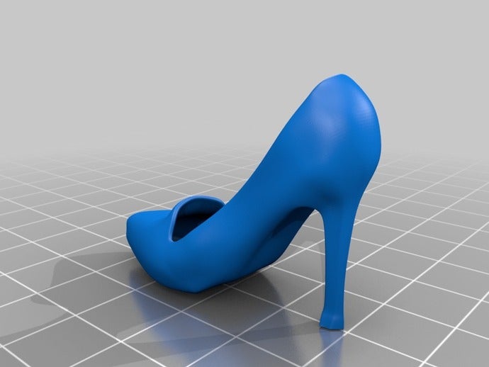 tacco alto scarpa altri bambola pompa 3D print model - Mito3D