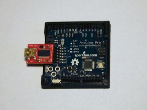 sparkfun arduino pro coaster l'électronique 3d print model - Mito3D