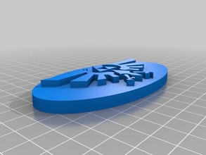 ornamento albero leggenda di zelda video giochi triforce 3d print model - Mito3D
