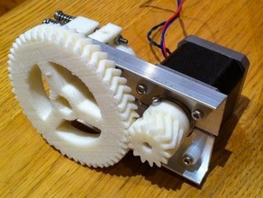 poorly hacked nema 17 stepper upgrade mk5 other cupcake extruder 3d print model - Mito3D