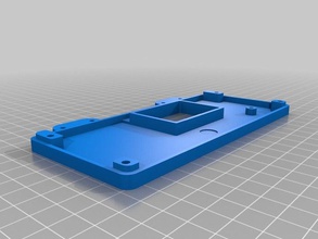 ramps ultipanel case rrd modified backplate kossel mini 3d printer parts 3d print model - Mito3D